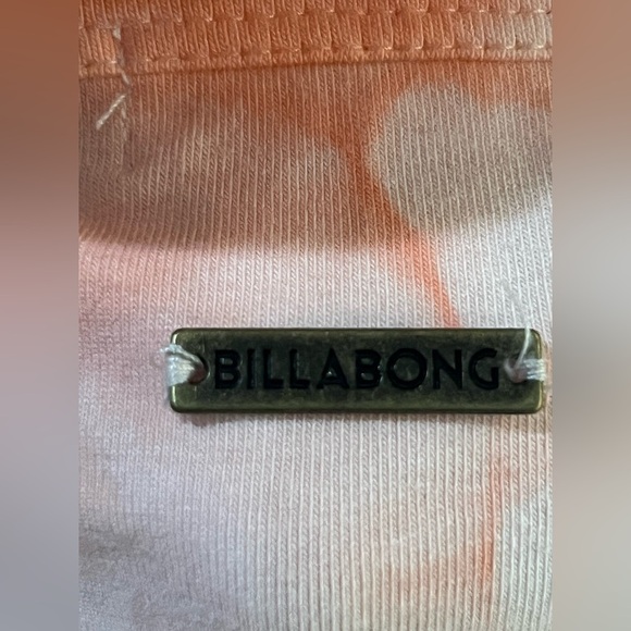 Billabong Easy On Me Knit Dress Beachwear  Jersey Knit Tie-dye Orange White M - Picture 7 of 12